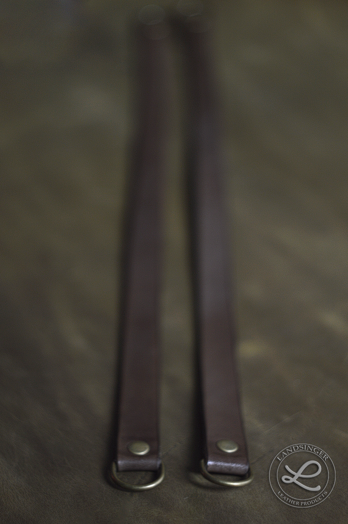 Kožená silná ucha na kabelku, tašku