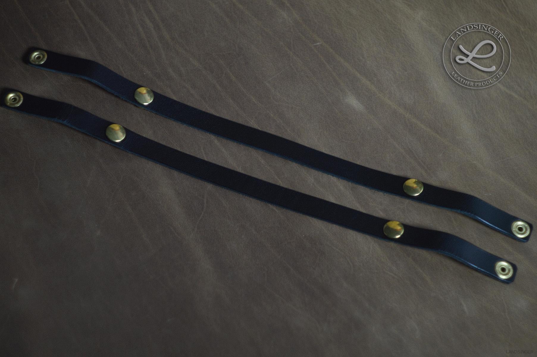 Kožená odepínací ucha na kabelku 1,5 cm