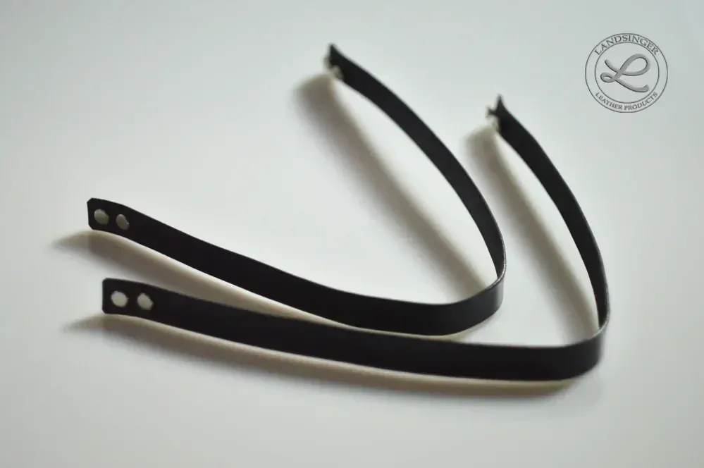 Kožená šroubovací ucha na 2 nýty - polotovar na kabelku