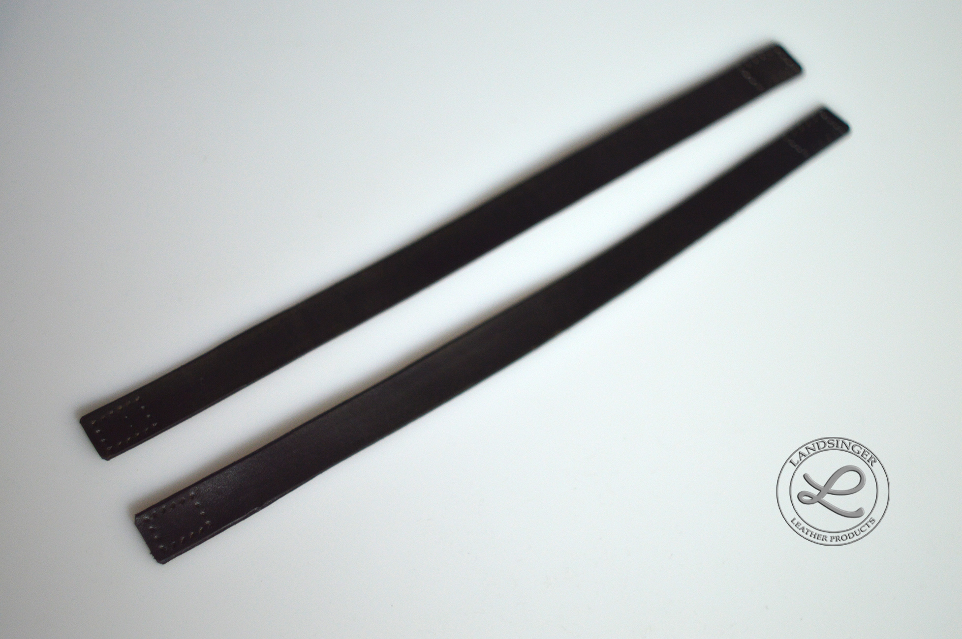 Kožená ucha na přišití na kabelku - polotovar