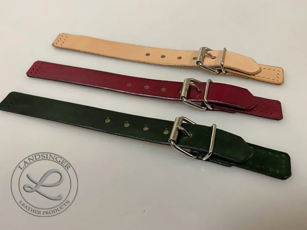 Kožené kabelkové zapínání s přezkou 2 cm