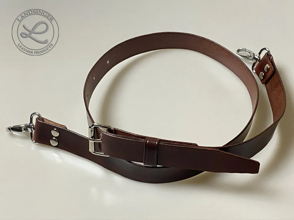 Kožený popruh s přezkou 3 cm - polotovar