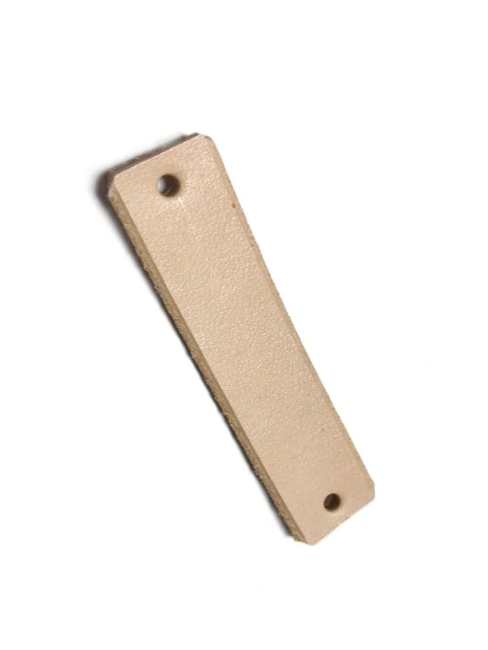 Kožený štítek - přírodní"  prázdný obdélník