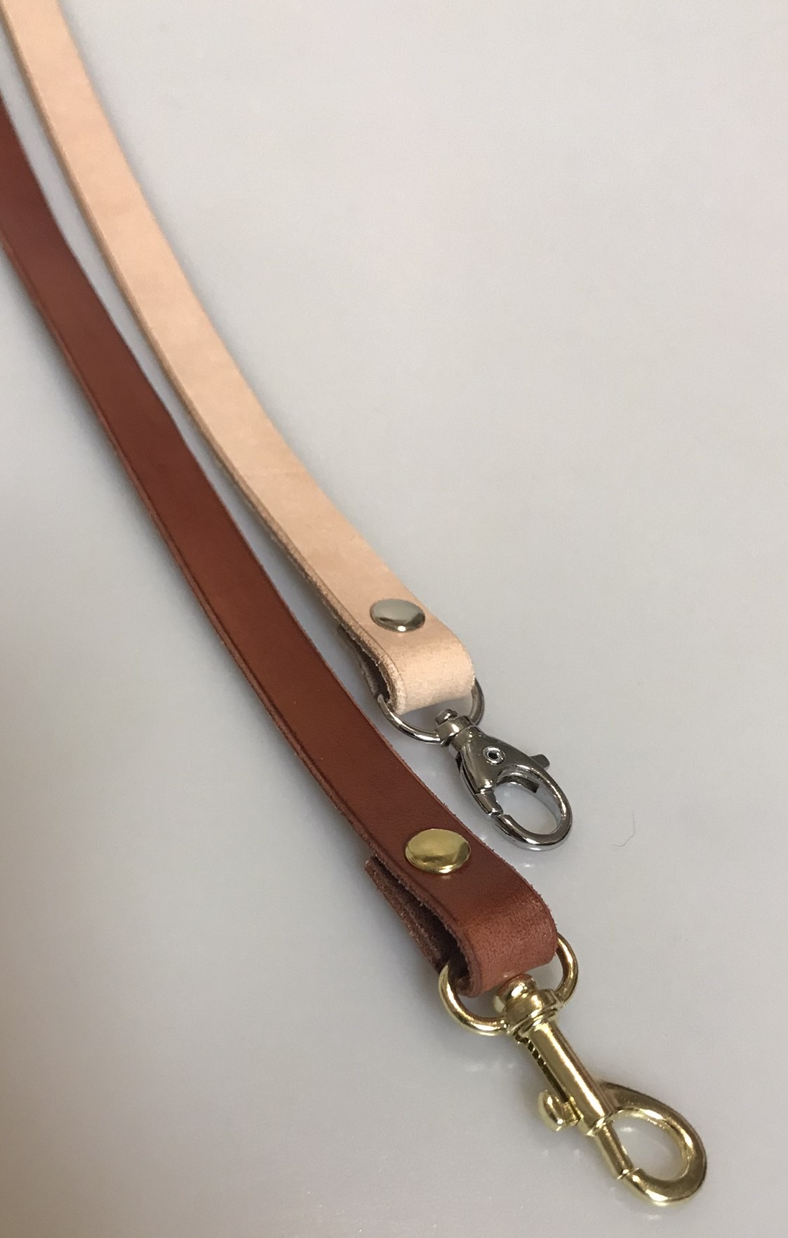 Kožený klasický popruh 1,5 cm - polotovar na kabelku