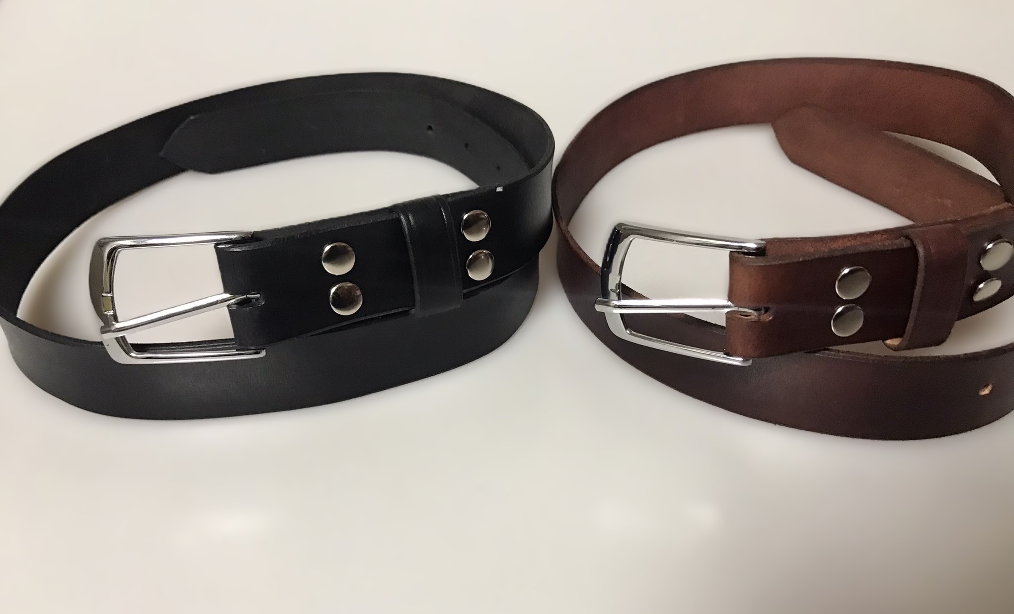 Kožený DÁMSKÝ opasek 3 cm LADY - koňak 