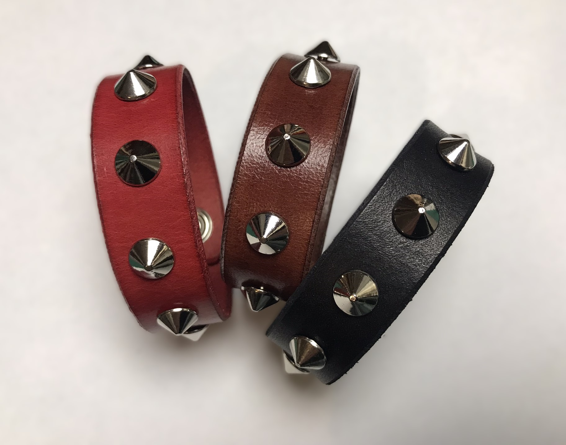 Kožený náramek - hrot