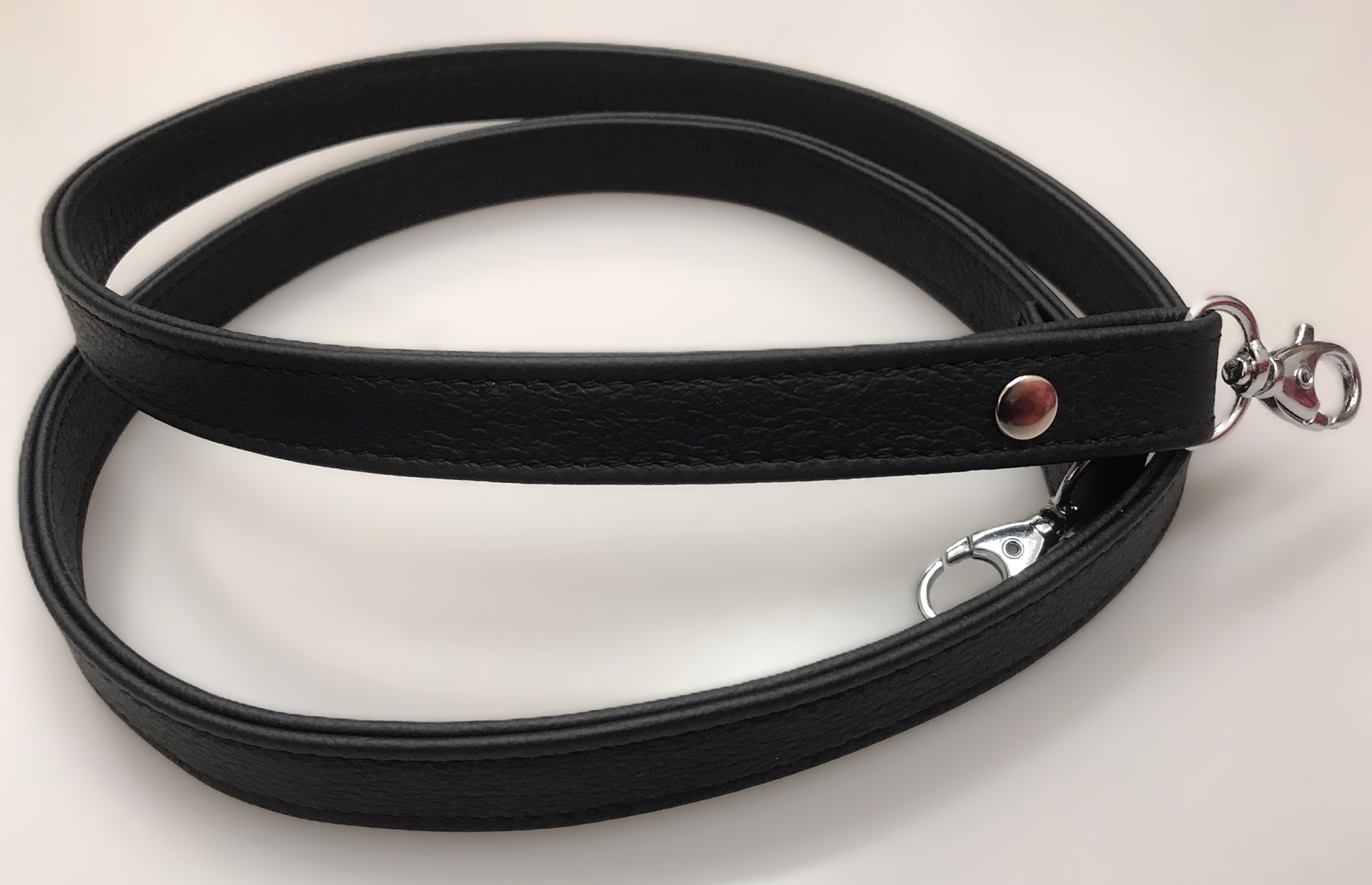 Kožený popruh černý "LAHTON"