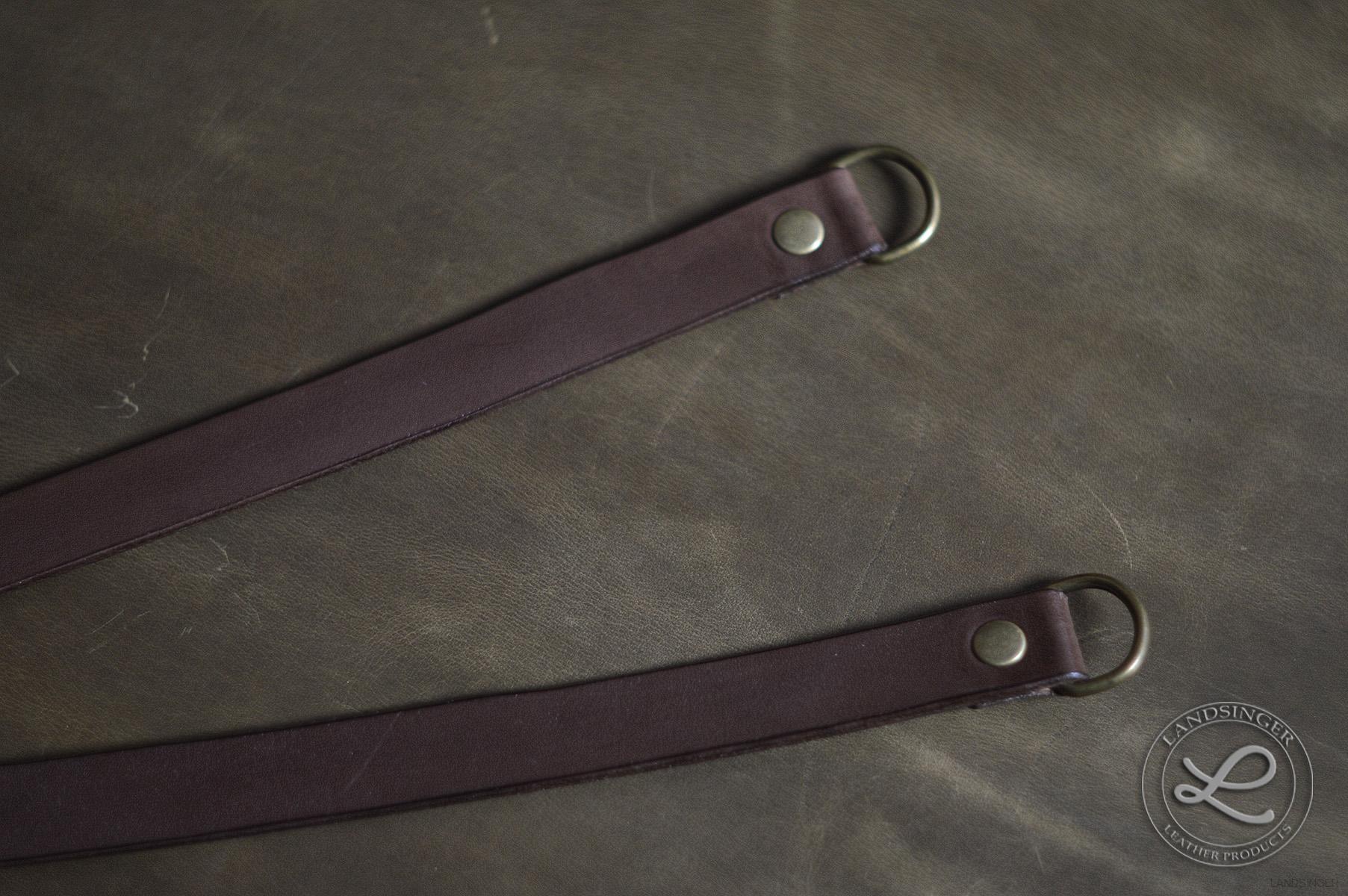 Kožená silná ucha na kabelku, tašku