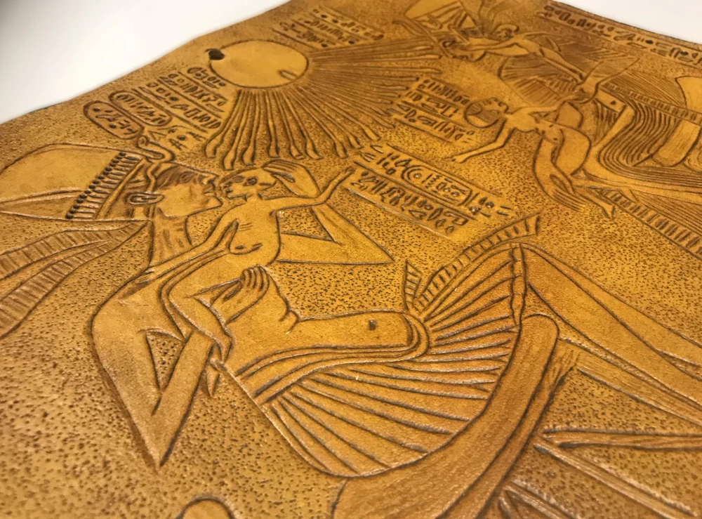 KOŽENÝ OBRAZ - EGYPTSKÝ MOTIV