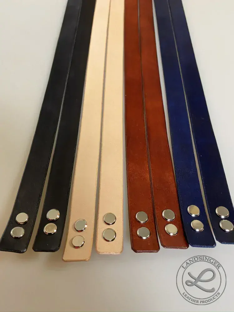 Kožená šroubovací ucha na 2 nýty - polotovar na kabelku