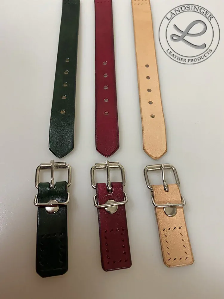 Kožené kabelkové zapínání s přezkou 2 cm