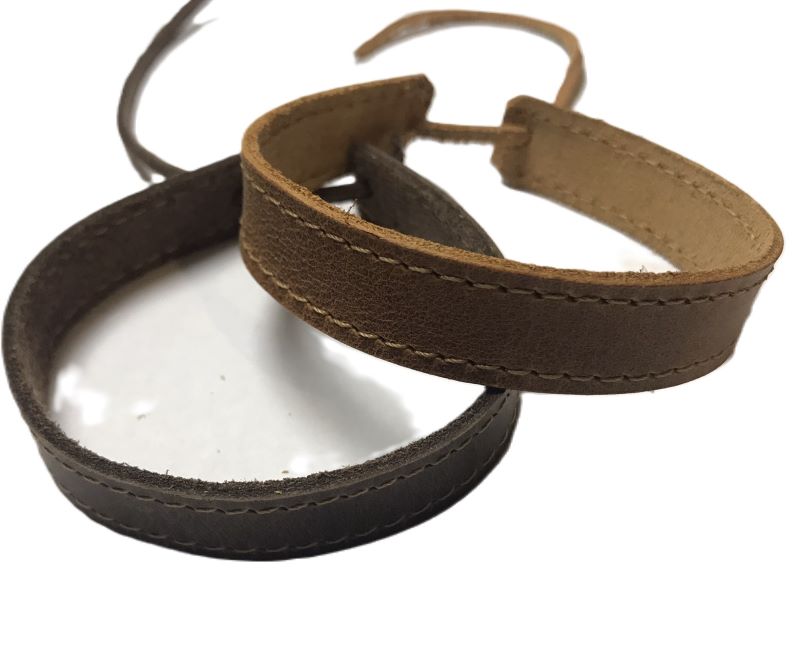 Kožený náramek prošitý - Synai. 