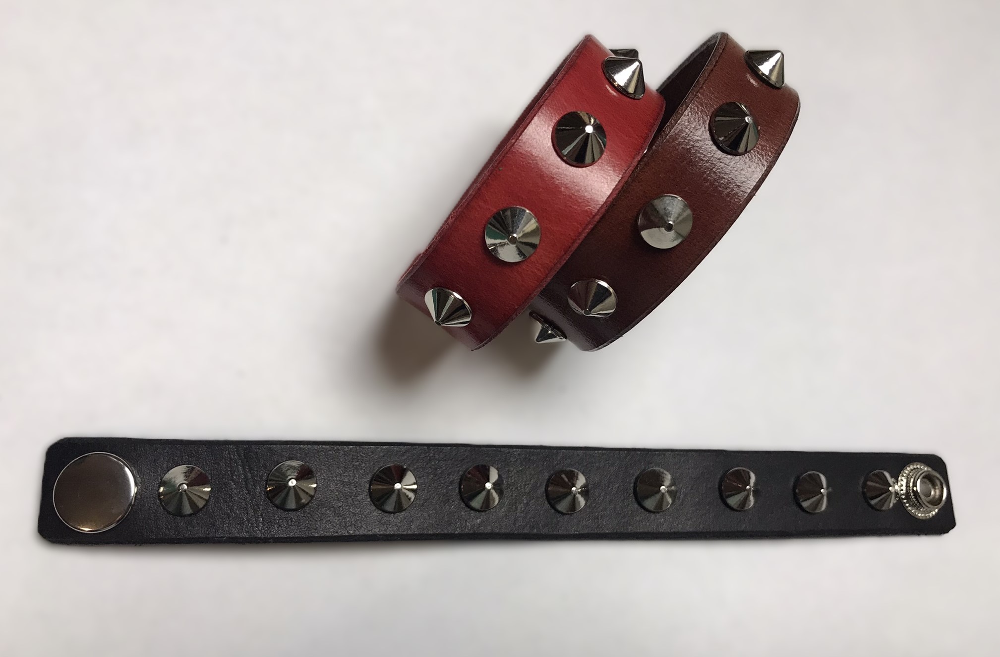 Kožený náramek - hrot