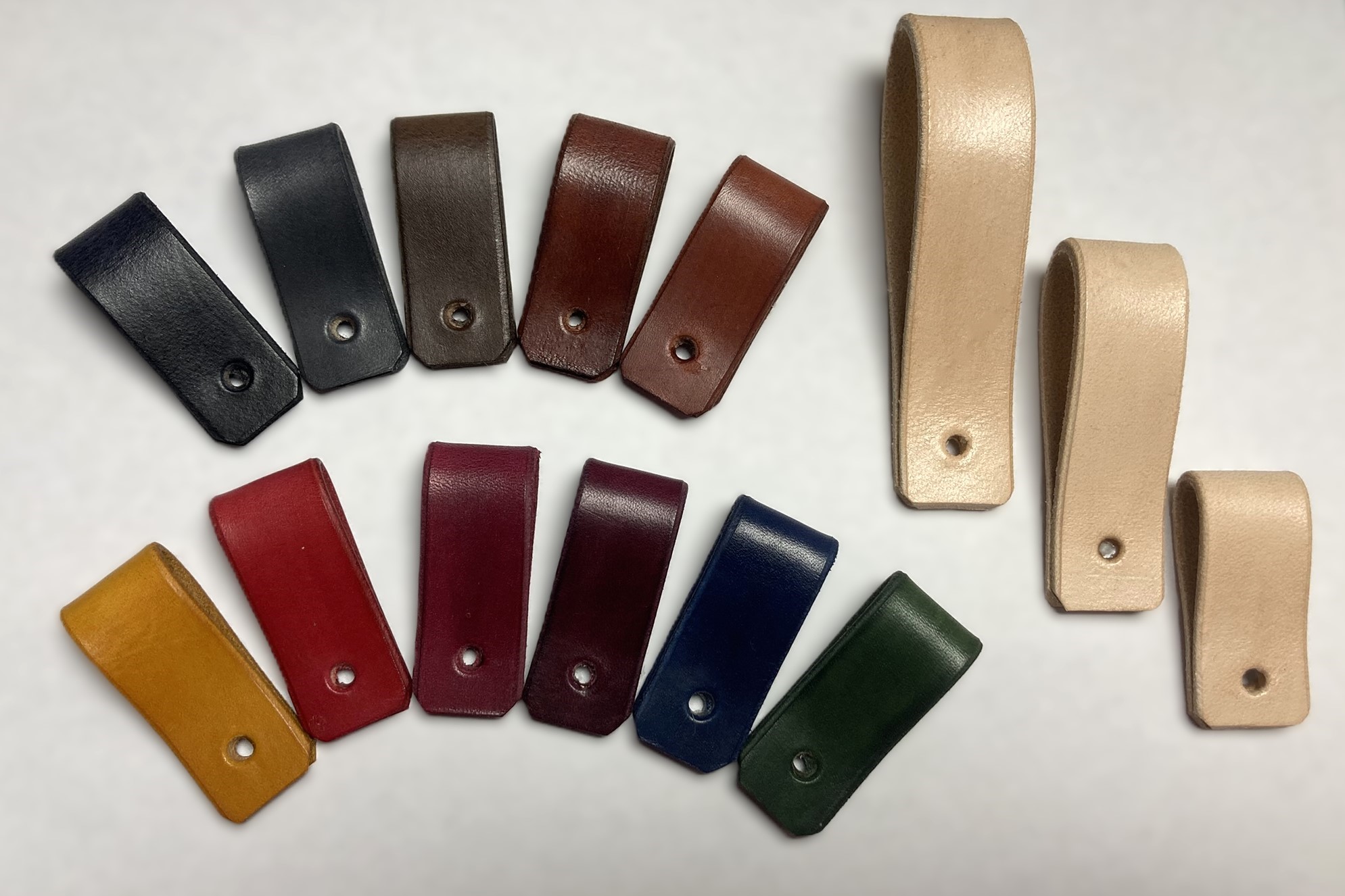 Kožená úchytka 2,5 cm Simple