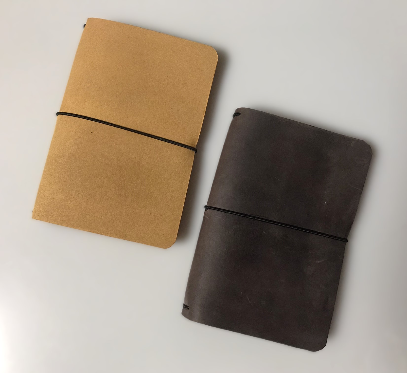 Kožený obal na zápisník A6 - Travel