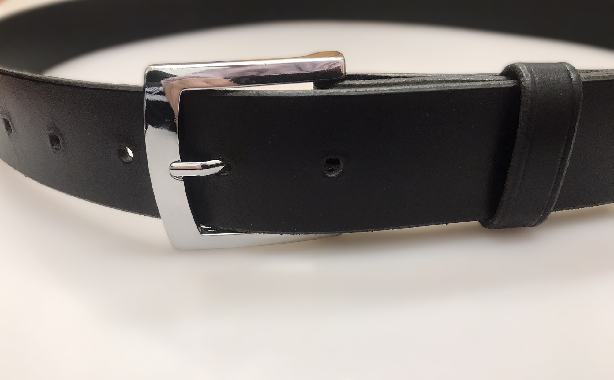 Kožený opasek 4 cm - Elegant