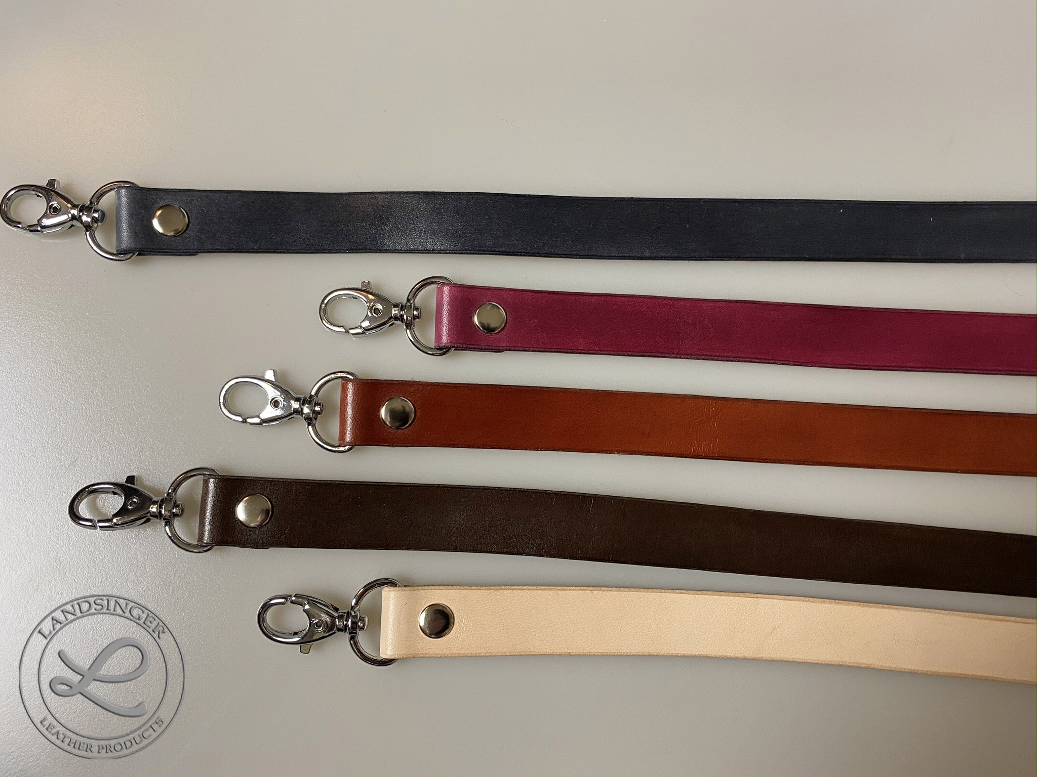 Kožený HRUDNÍ popruh Crossbody 2 cm na kabelku, ledvinku - polotovar