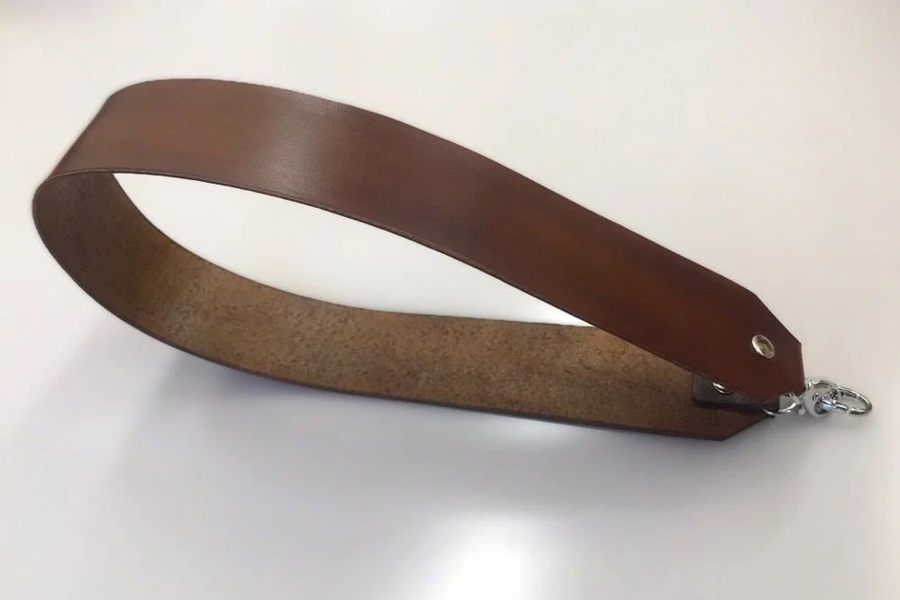 Kožený popruh, řemen 5 cm
