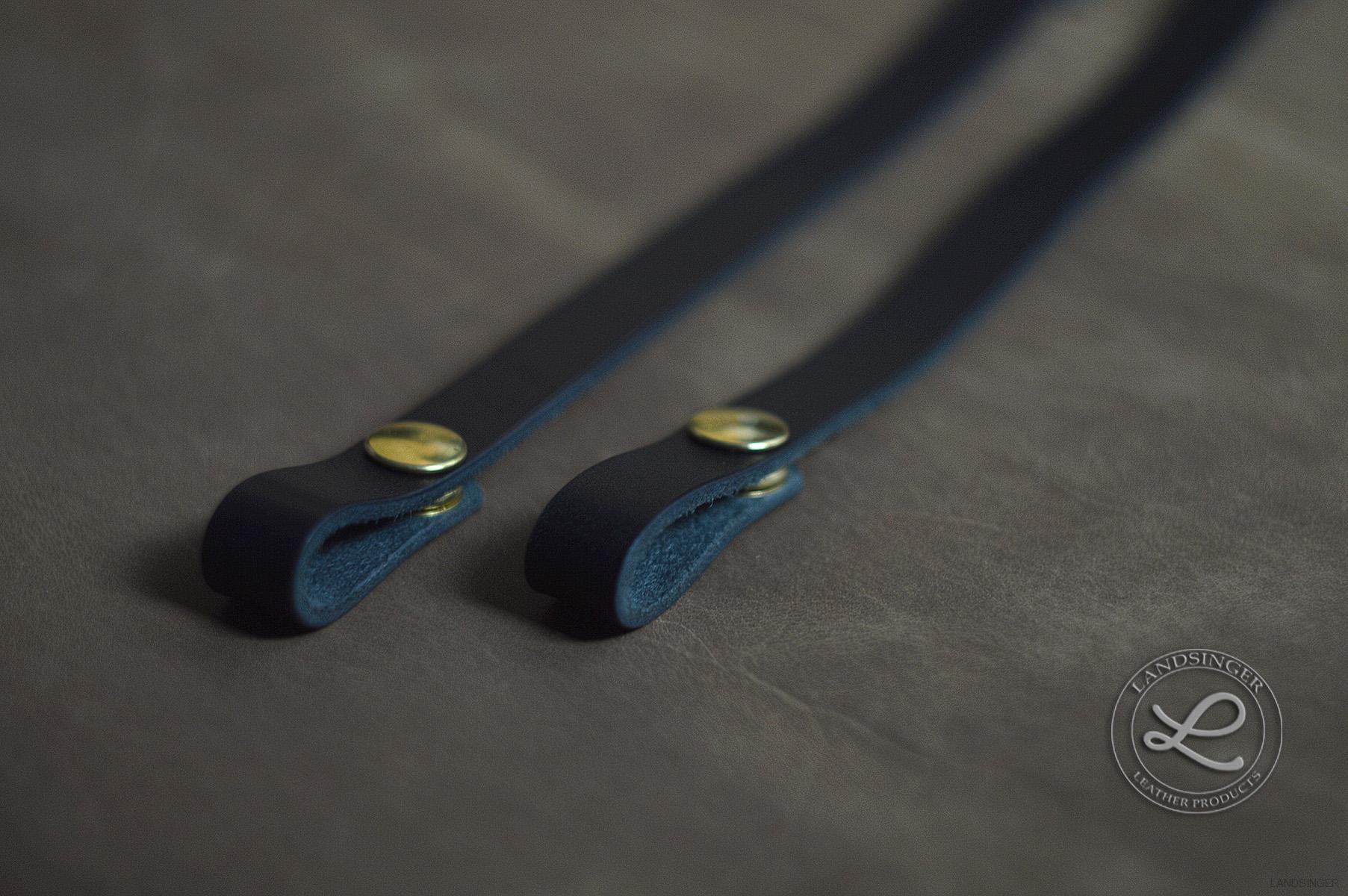 Kožená odepínací ucha na kabelku 1,5 cm