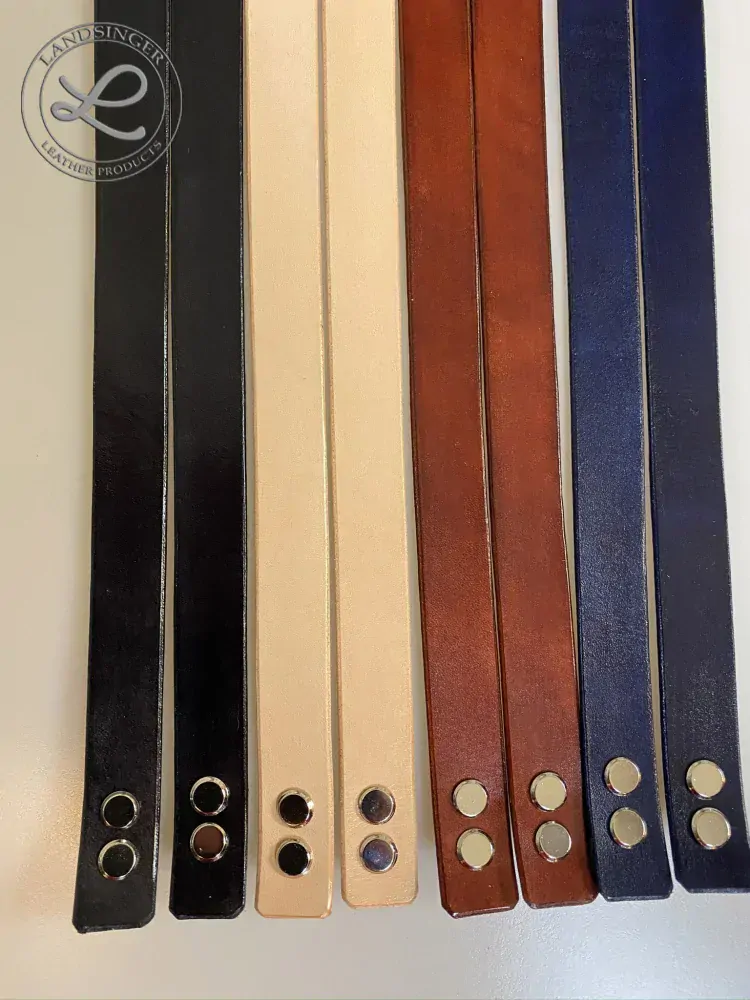 Kožená šroubovací ucha na 2 nýty - polotovar na kabelku