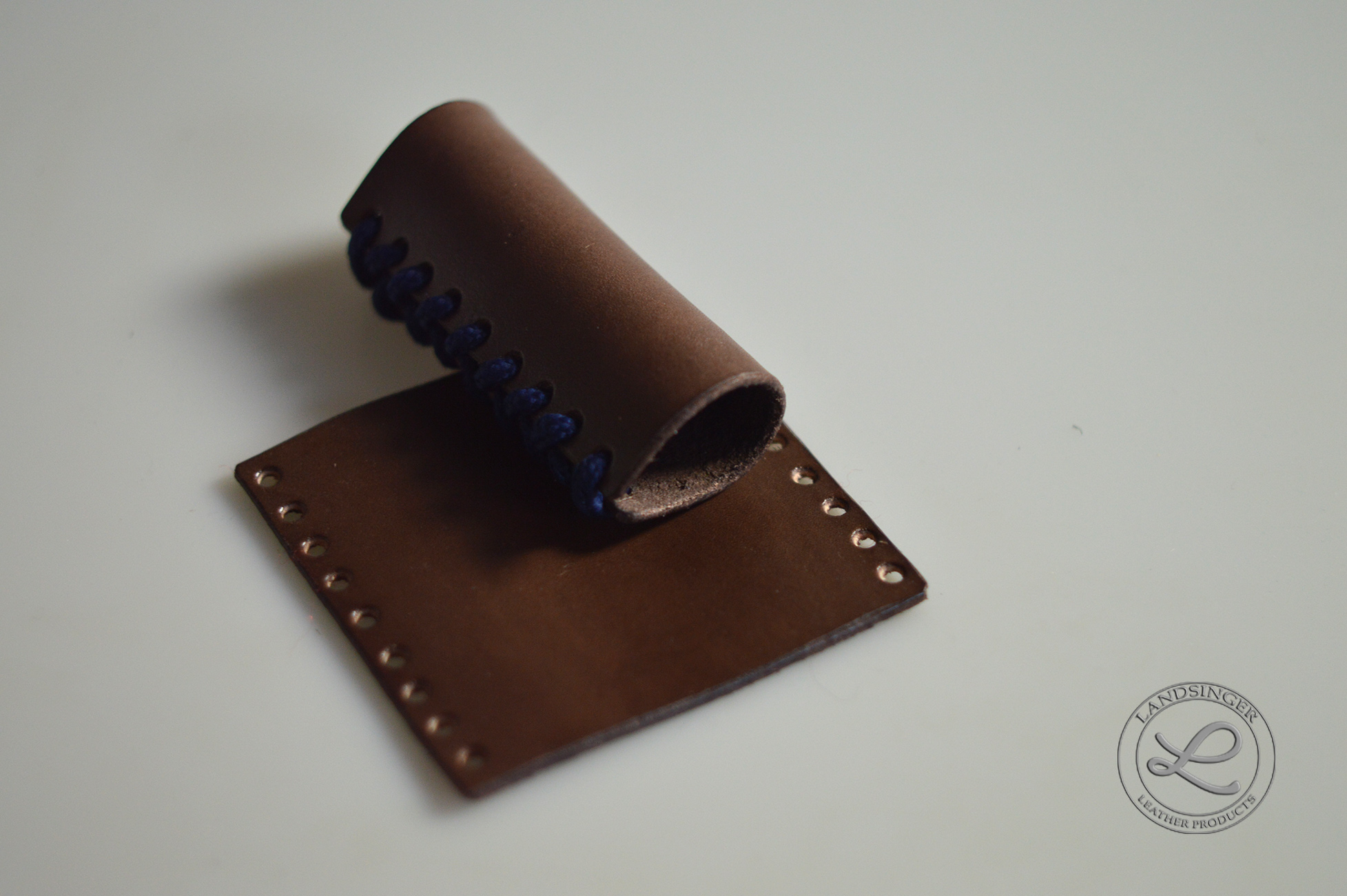  Kožené úchyty, rukojeť na kabelky 2 ks - polotovar