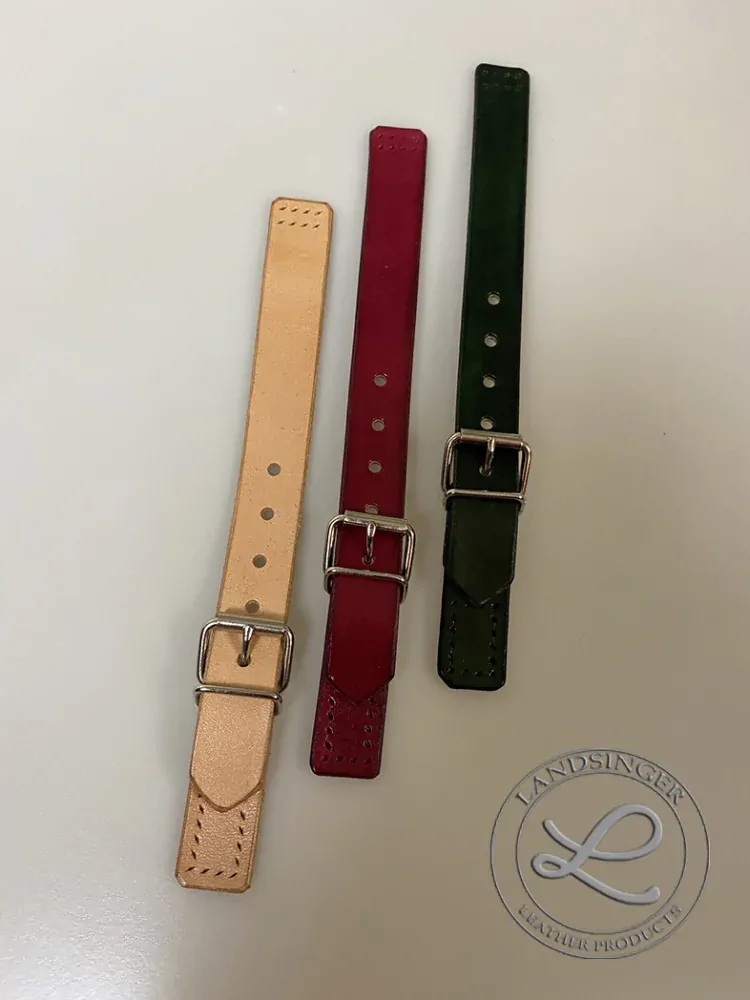 Kožené kabelkové zapínání s přezkou 2 cm