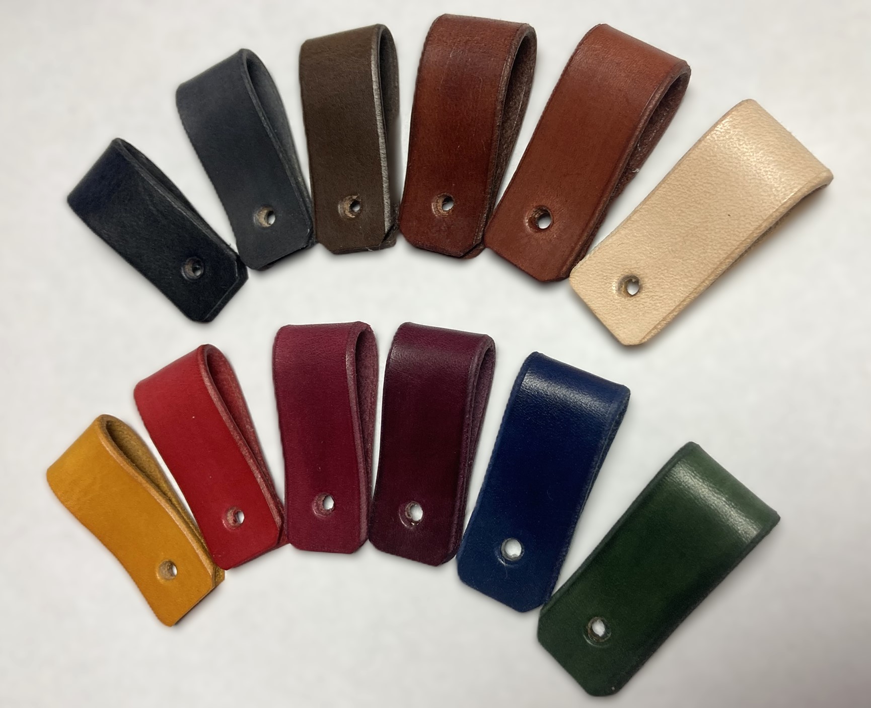 Kožená úchytka 2,5 cm Simple