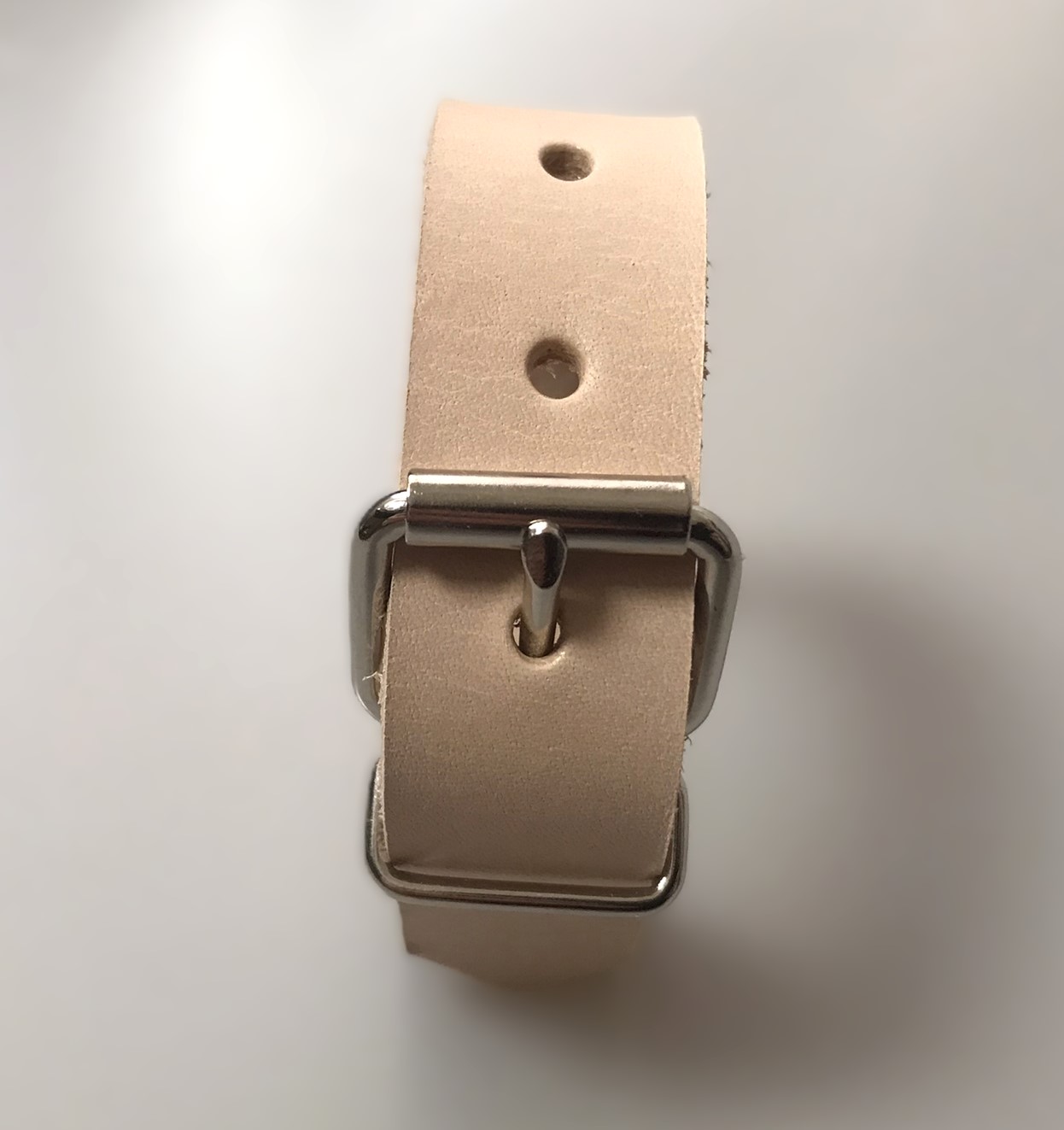 Kožený řemínek s přezkou LEVNĚJŠÍ varianta