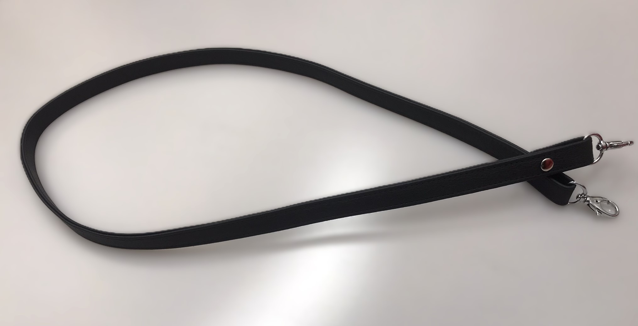 Kožený popruh černý "LAHTON"