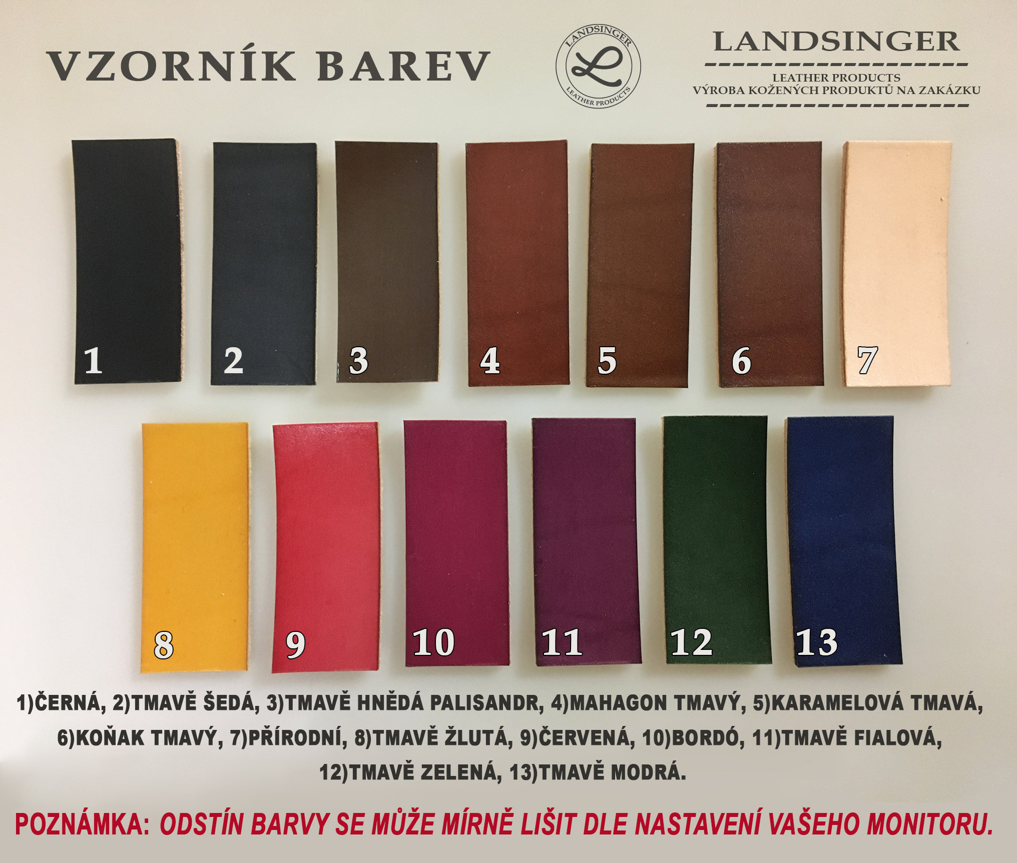 Kožený HRUDNÍ popruh Crossbody 2 cm na kabelku, ledvinku - polotovar