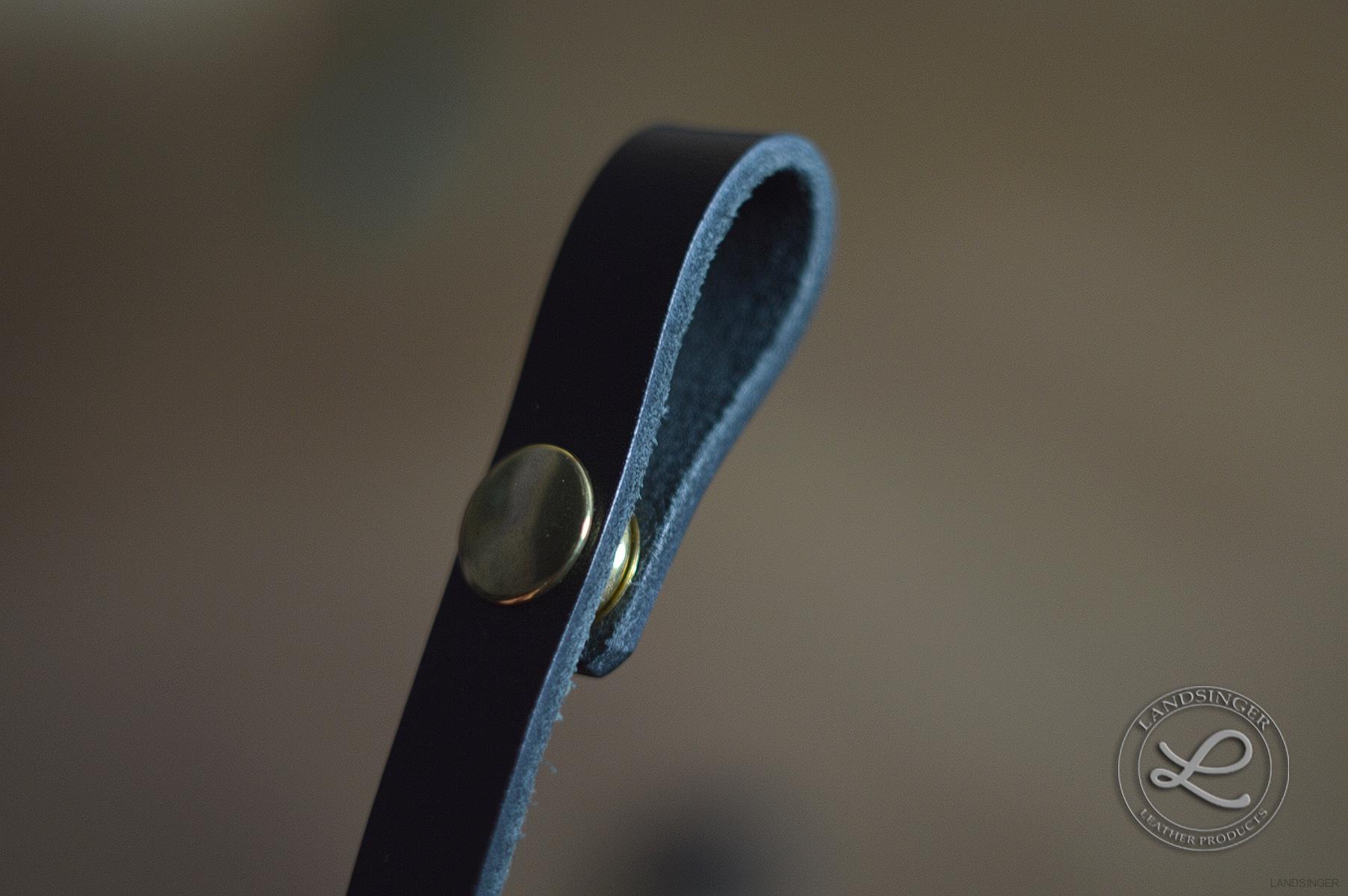 Kožená odepínací ucha na kabelku 1,5 cm