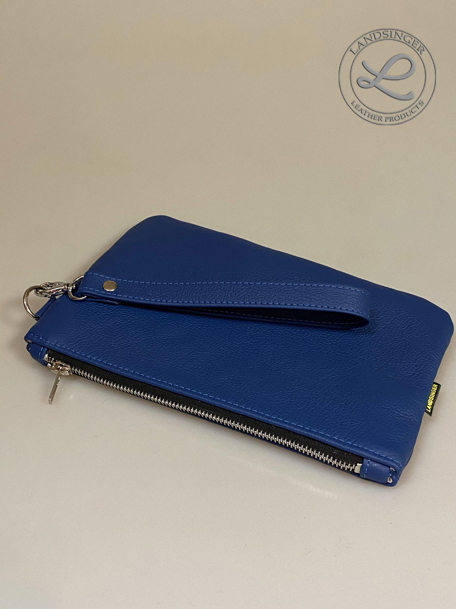 Kožené dámské psaníčko" Lahton" - modré