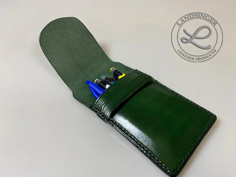 Kožené pouzdro na tužky RETRO ( penál )