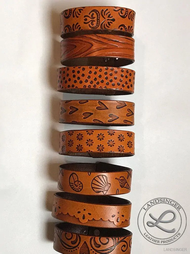 Kožený dámský náramek hnědý ANTIK - 8 motivů 