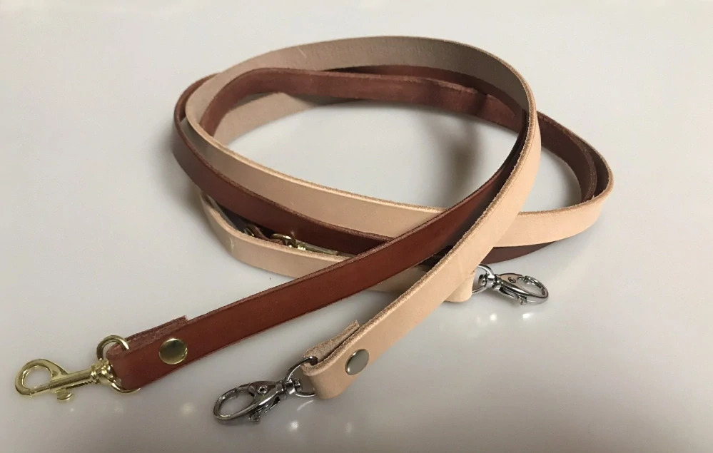 Kožený klasický popruh 1,5 cm - polotovar na kabelku