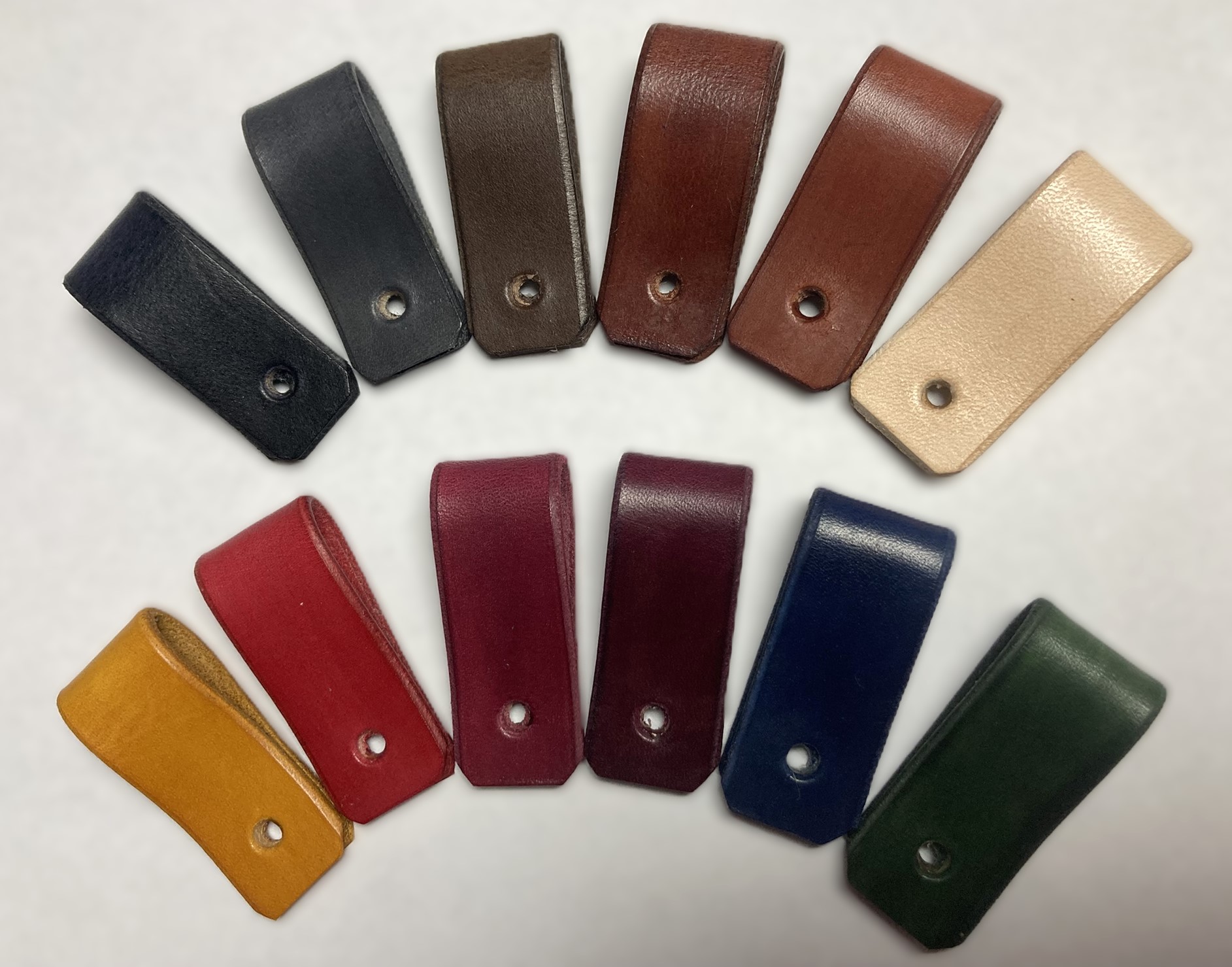 Kožená úchytka 2,5 cm Simple