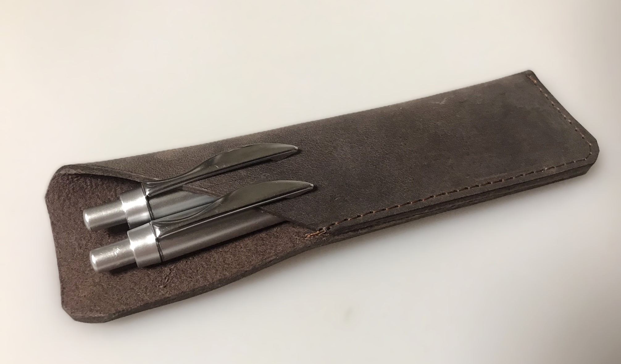 Kožené pouzdro na pera Travel