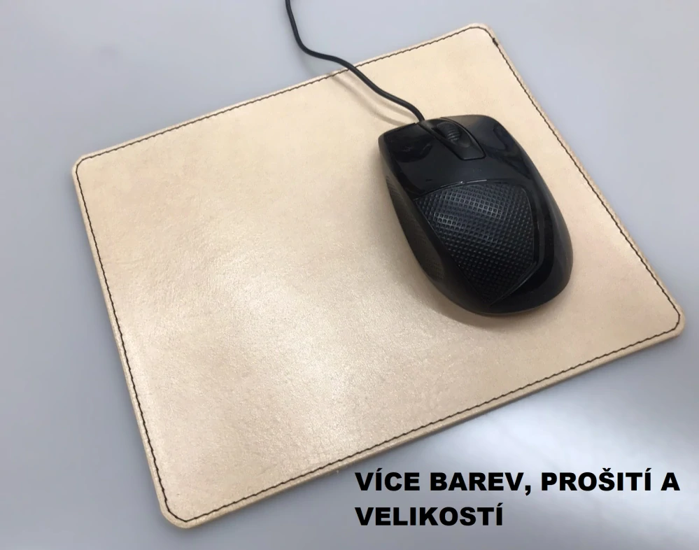 Kožená podložka pod myš - Klasik