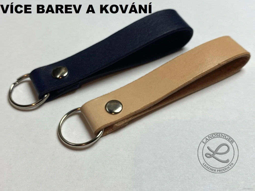 Kožený přívěsek na klíče
