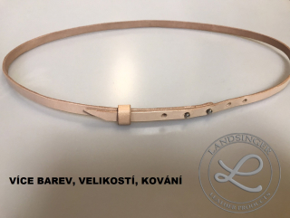 KOŽENÝ DÁMSKÝ PÁSEK NA ŠATY