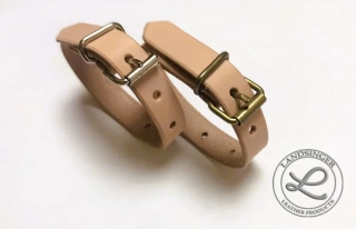 Kožený řemínek s přezkou 1,5 cm