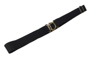 Pružný dámský pásek černý
