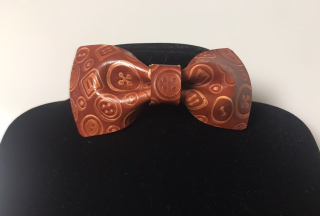 Kožený motýlek - knoflíky