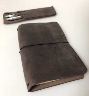 Kožená kancelářská sada Travel