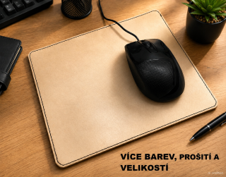 Kožená podložka pod myš - Klasik