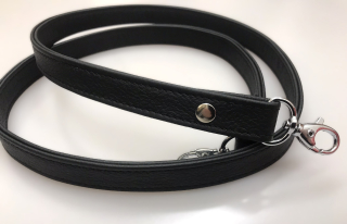 Kožený popruh černý "LAHTON"