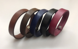 Kožený náramek 1,5 cm - klasik 