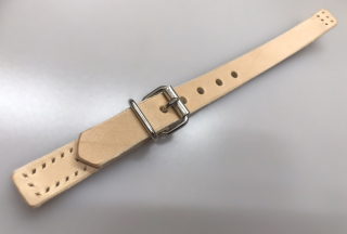 Kožené kabelkové zapínání s přezkou 1,5 cm