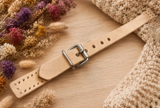 Kožené kabelkové zapínání s přezkou 1,5 cm