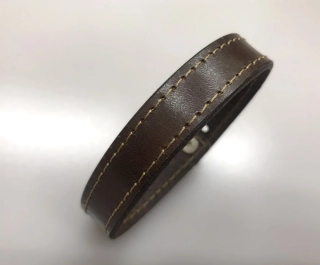 Kožený náramek klasik - prošitý.